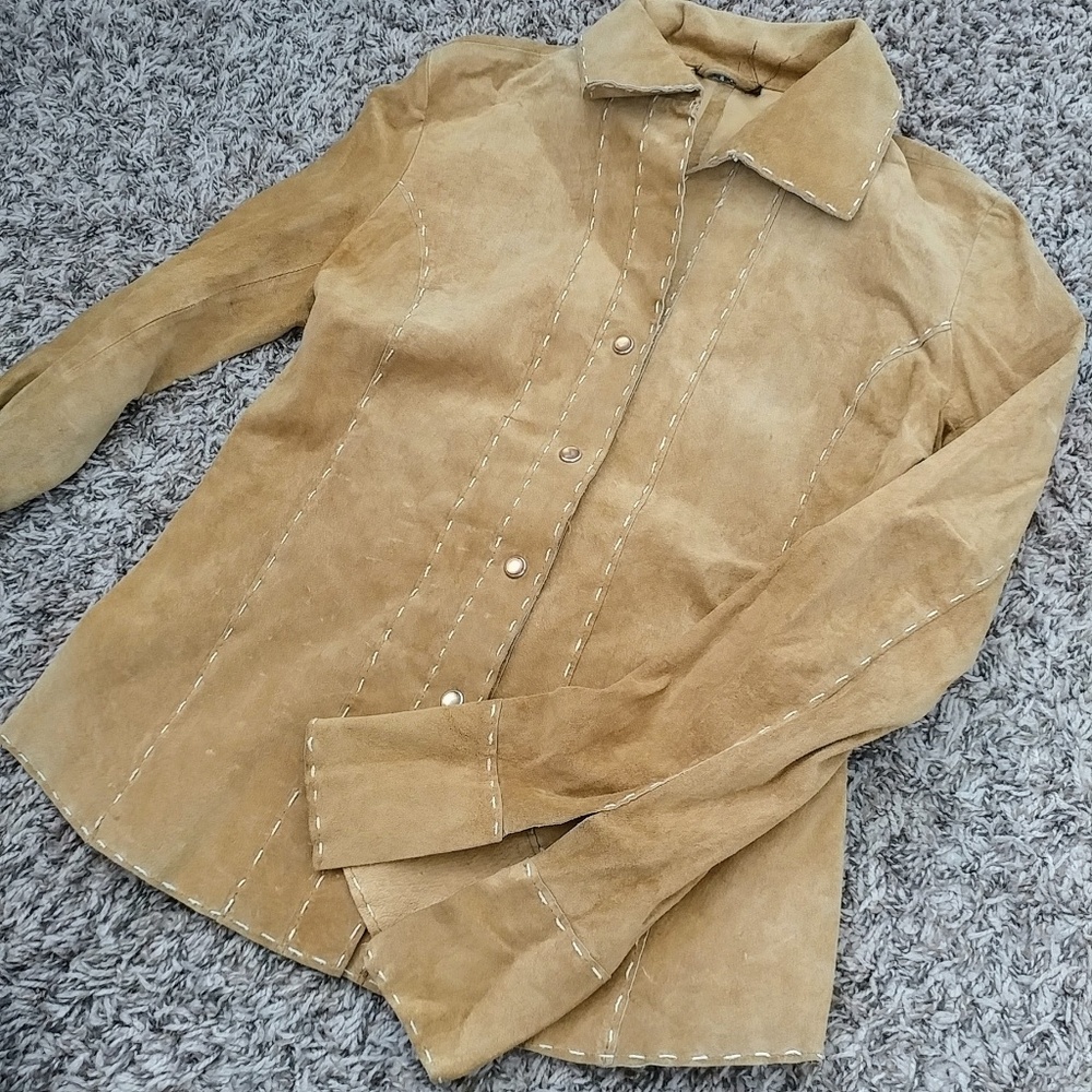 Tan blouse